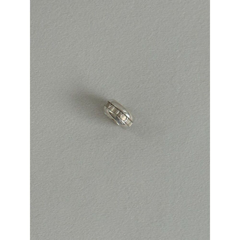 Tiffany & Co. Vintage Sterling Silver Atlas Wide Band Ring